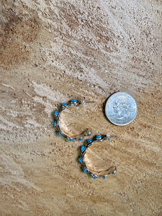 Kingman Medium Hoop Earring