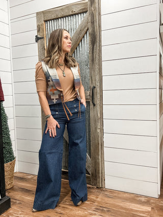 Dakota Western Wool Vest - Allure Boutique WY