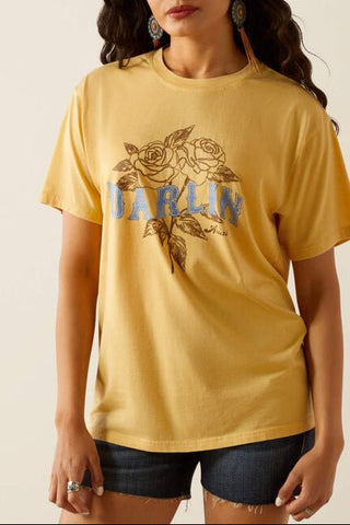 Darlin Rose Graphic Tee - Allure Boutique WY