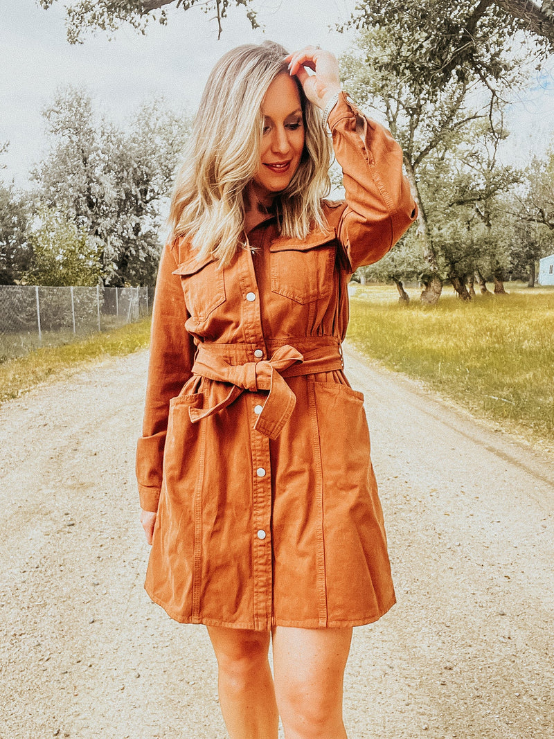 Deena Shirtdress - Allure Boutique WY