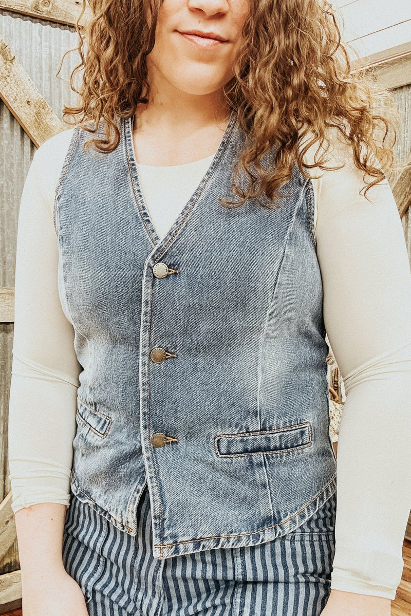 Dellis Denim Vest - Allure Boutique WY