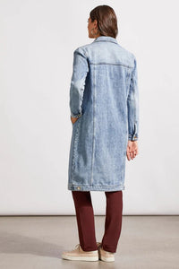 Denim Duster with Pockets - Allure Boutique WY