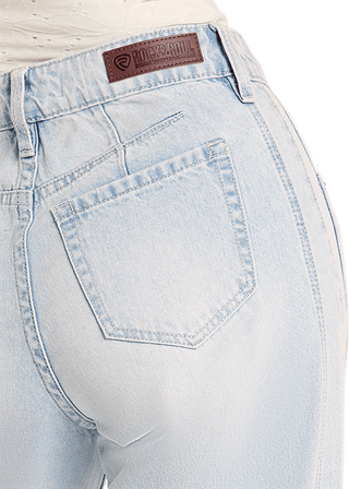 Distressed Barrel Jean - Allure Boutique WY