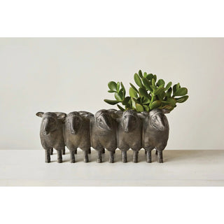 Distressed Sheep Planter - Allure Boutique WY
