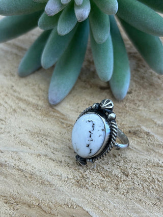 Dixon White Buffalo Adjustable Ring - Allure Boutique WY