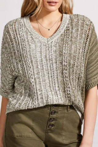 Dolman Knit Elbow Sleeve Sweater - Allure Boutique WY