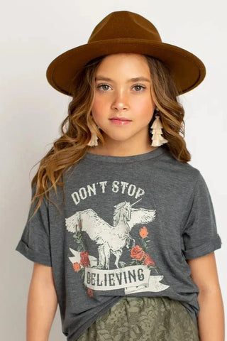 Don't Stop Believing Tee - Allure Boutique WY