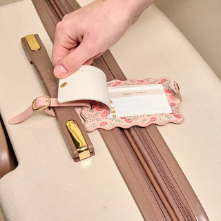 Dusty Rose Luggage Tag - Allure Boutique WY