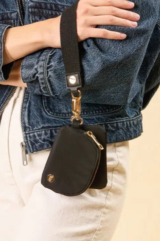 Dynamic Duo Wristlet - Black - Allure Boutique WY
