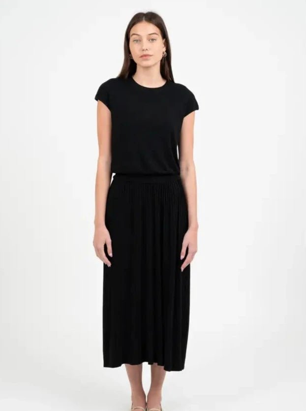 Elegant Pleated Maxi Skirt - Allure Boutique WY