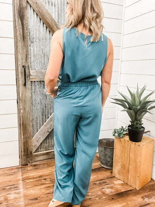Emerald Green Paperbag Trouser - Allure Boutique WY