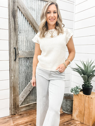 Ethel Sweater Natural - Allure Boutique WY