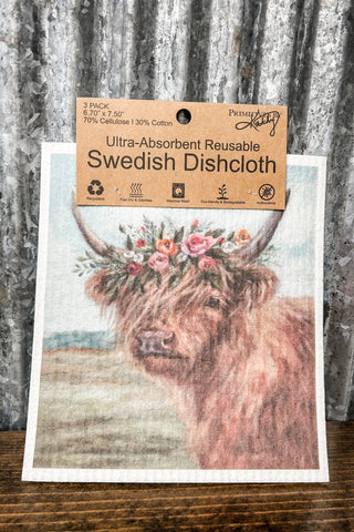 Farm Swedish Dishcloth Set - Set of 3 - Allure Boutique WY