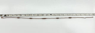 Graduated Copper Navajo Pearl Necklace 20in.