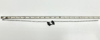 White Buffalo + Black Onyx Bow Necklace