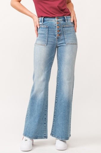 Fiona High Rise Clean Hem Jeans - Allure Boutique WY