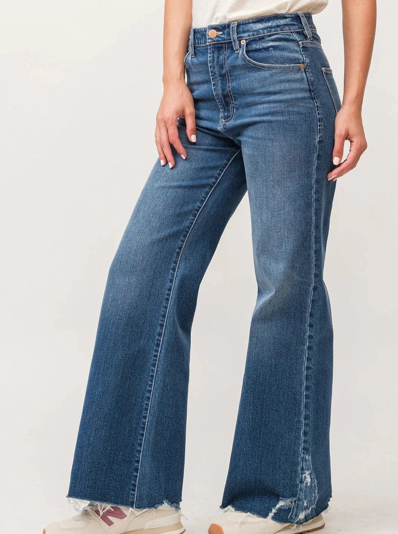 Fiona High Rise Wide Leg Jean Portvell - Allure Boutique WY