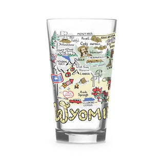 Fishkiss Wyoming 16 oz. Pint Glass - Allure Boutique WY