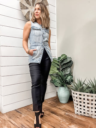 Flatten It Pull On Ankle Pant - Allure Boutique WY