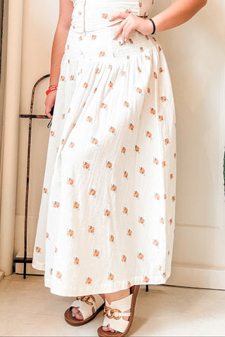 Flower Print Skirt - Allure Boutique WY