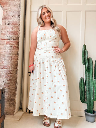 Flower Print Skirt - Allure Boutique WY
