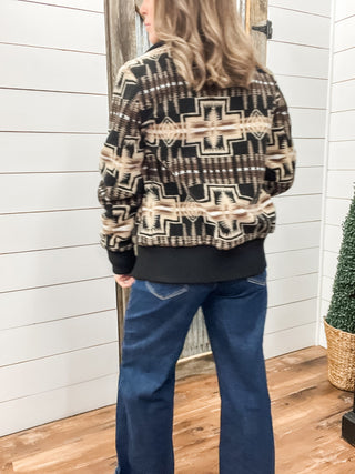 Foxglove Fleece Bomber Jacket - Allure Boutique WY