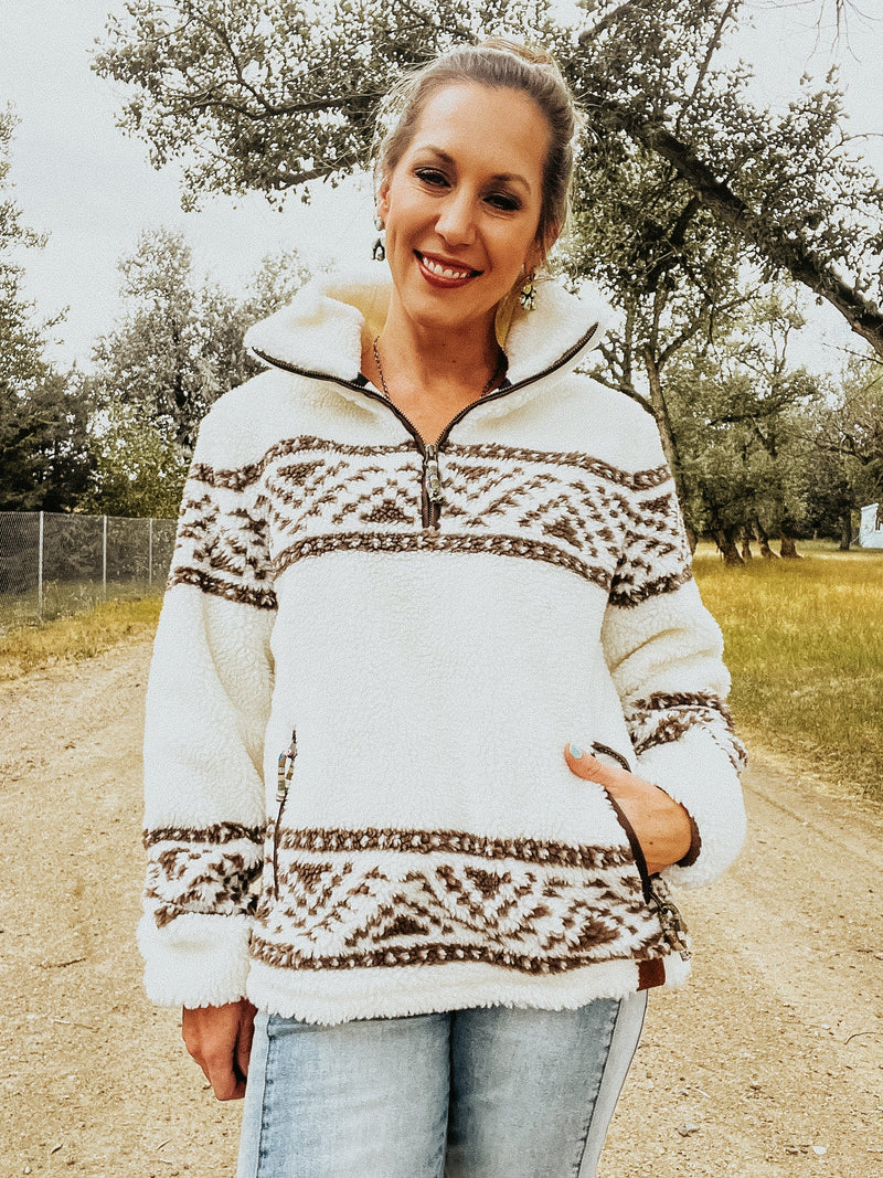 Frankie Cream Aztec - Allure Boutique WY