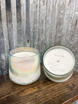 Fresh Sea Salt Baltic Glass Candle - Allure Boutique WY