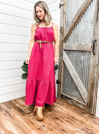 Frilled Maxi Dress - Allure Boutique WY