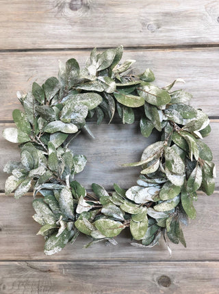Frosted Lambs Ear Wreath - Allure Boutique WY