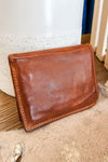 Genuine Tan Leather Folding Wallet - Allure Boutique WY