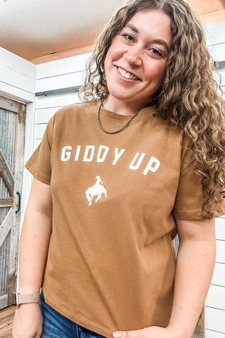 Giddy Up Graphic Tee - Allure Boutique WY