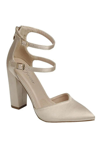 Gigi Double Strap Heels - Allure Boutique WY