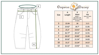 Girls Medium Wash Barrel Jeans - Allure Boutique WY