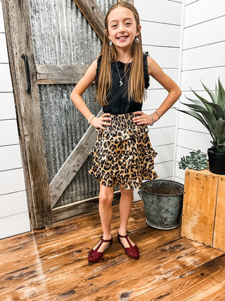 Girls Ruffle Sleeve Tank Top - Allure Boutique WY