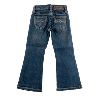 Girls Turquoise Bootstitch Bootcut Jean - Allure Boutique WY