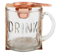 Glass Coffee Mug with Scoop - Allure Boutique WY