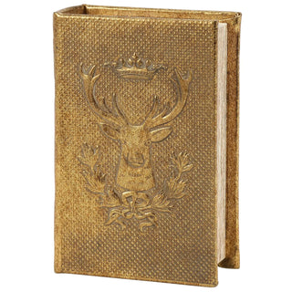 Gold Stag Decorative Book Box - Allure Boutique WY