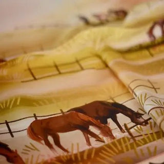 Grazing Pasture Silk Wildrag - Allure Boutique WY