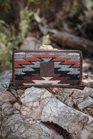 Guadalupe Bifold with Wristlet - Serape - Allure Boutique WY