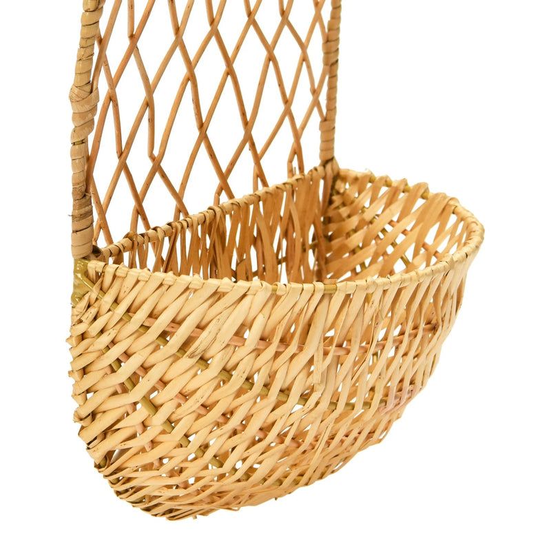 Hand Woven Hanging Wicker Basket - Allure Boutique WY