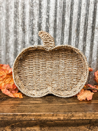Hand Woven Seagrass Pumpkin Shaped Baskets - Allure Boutique WY