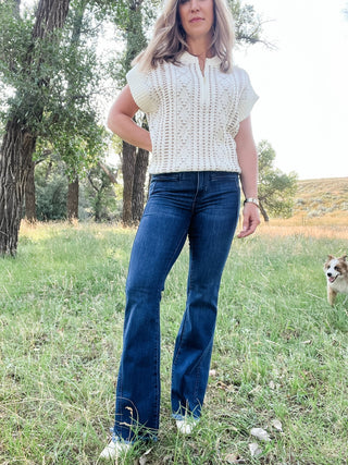 Hannah with Welt Pockets and Front Seam Detail - Allure Boutique WY