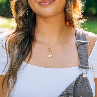 Haven Heart Charm Necklace - Allure Boutique WY