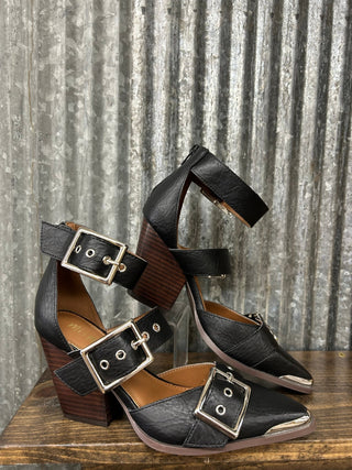 Hendrix Buckled Heel - Allure Boutique WY