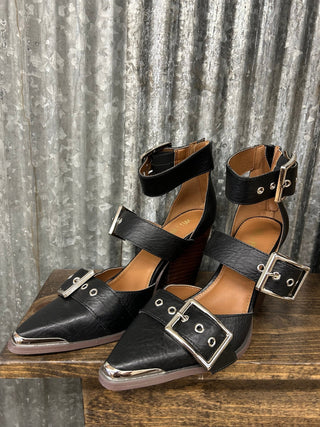 Hendrix Buckled Heel - Allure Boutique WY