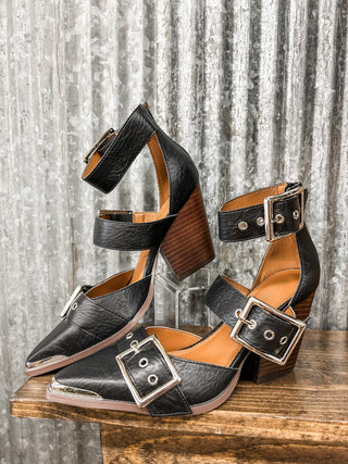 Hendrix Buckled Heel - Allure Boutique WY