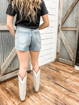 High Rise Vintage Cutoff Short - Allure Boutique WY