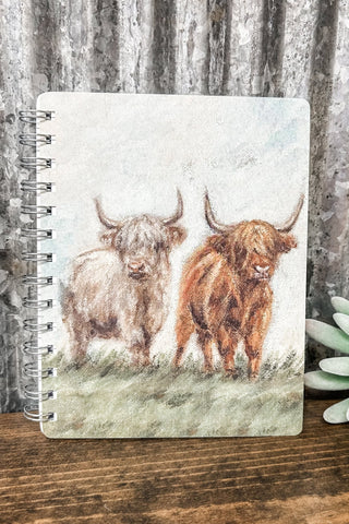 Highland Cows Spiral Notebook - Allure Boutique WY