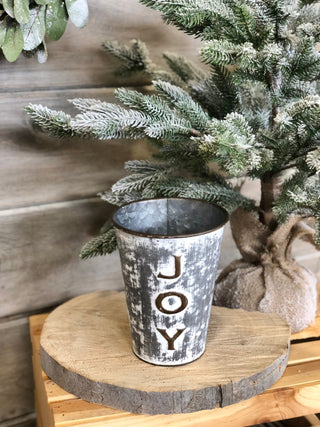 Holiday Galvanized Metal Buckets - Allure Boutique WY